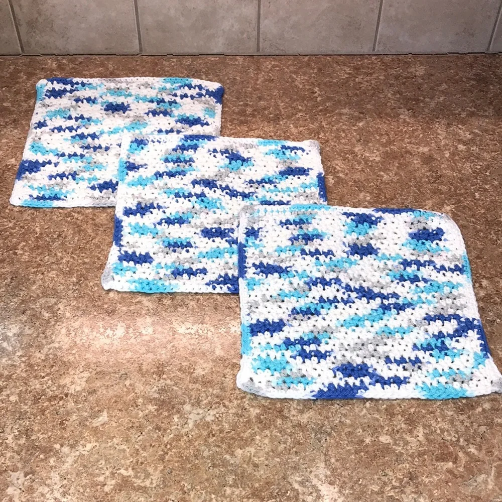 Crochet Dishcloth Set